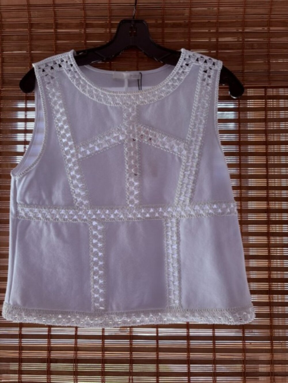 NWT Zara Interlock Crochet Top, Size M